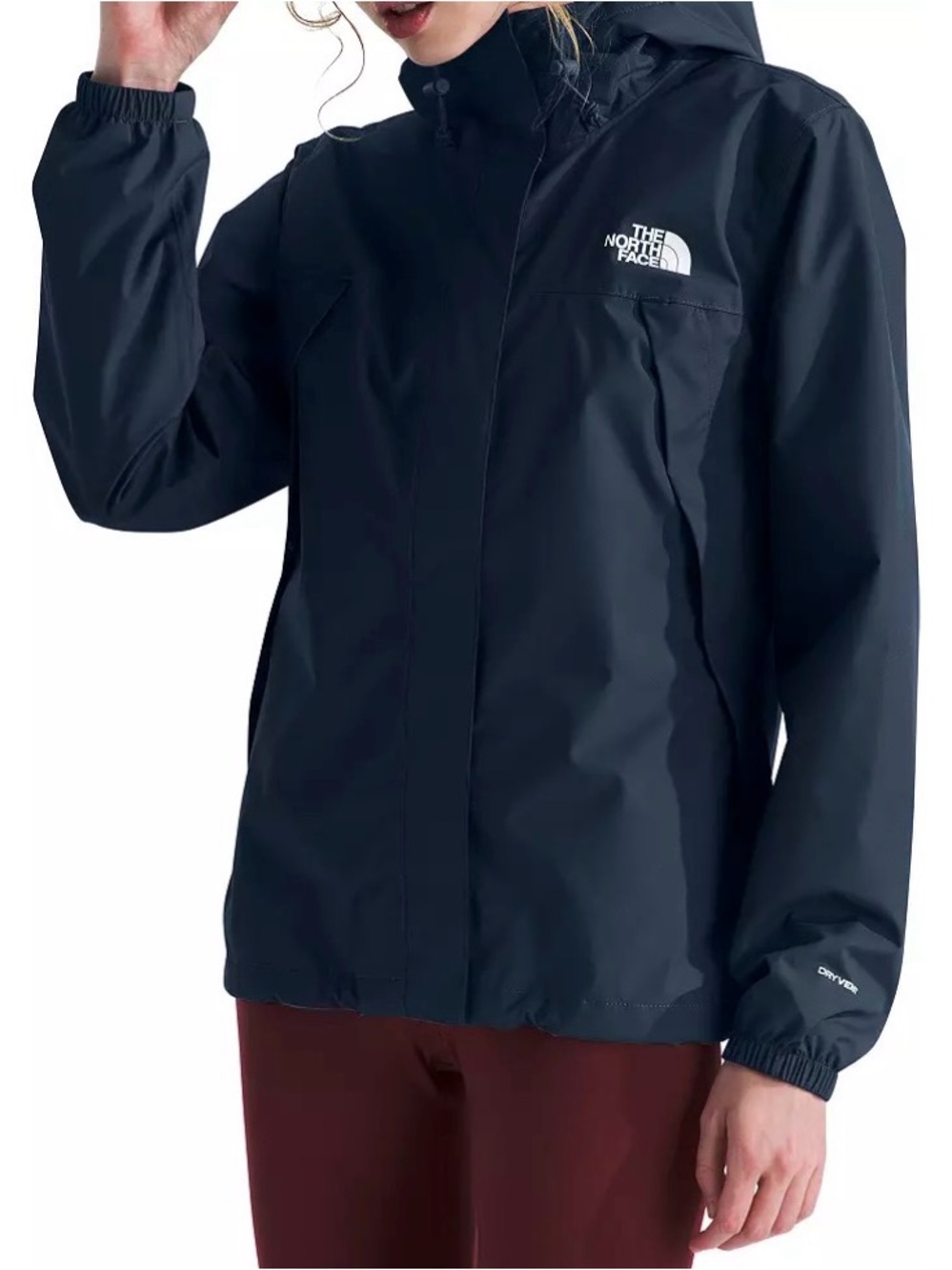The North Face DryVent Rain Jacket Navy Hooded Waterproof Women's
Large